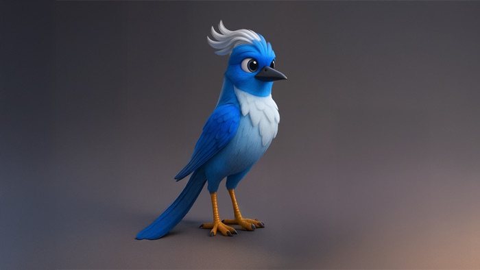 Carter the blue jay